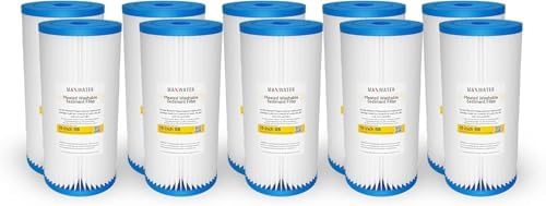 Max Water 10 Micron 10 x 4.5 Pleated Sediment Water Filter, Washable Replacement Cartridge for 10" BB Whole House Systems Compatible with R50-BBSA, FXHSC, WFHDC3001, W50PEHD, GXWH40L (10 Pack) - Image 7