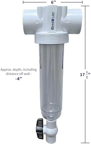 Kleenwater 2 Inch PVC Slip Fit Connection, 100 GPM, 100 Mesh Stainless Screen, Whole House Spin Down Sand and Sediment Filter Compatible with Rusco, Vu-Flow, WaterSource, Boshart and Campbell - Image 2