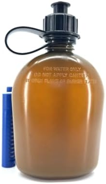 ALFA 1 Translucent See-Thru Military Water Filter Canteen, OD Green, 1 Quart/32oz | Built-in Nano Filter | Improves Taste & Odor | Camping, Hiking, Backpacking, Outdoor & Travel - Image 2