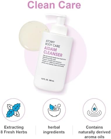 GASHINA STORY Atomy Aidam Cleanser 200ml / 6.8 FL.OZ. - For Women and Men's Sensitive Area - Image 4