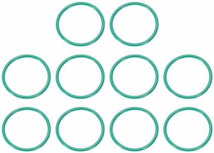 HARFINGTON 10 Pcs Fluorine Rubber O-Rings 38mm OD 33.2mm ID 2.4mm Width Round Sealing O Ring Seal Gasket for Industrial Engines Plumbing Faucet Hose Automotive by HARFINGTON