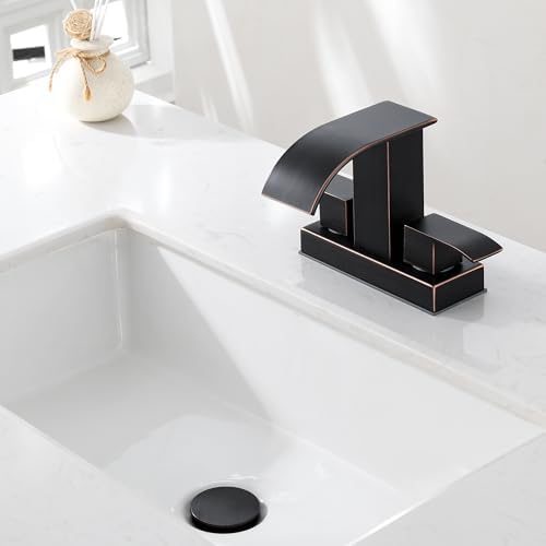 TIORIY Bathroom Sink Stopper Without Overflow, Sink Drain Oil Rubbed Bronze - Image 5