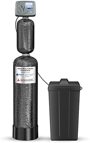 WECO SFT-CAT-581SM-1235 Hybrid Water Softener and Conditioner System for Whole House Water Treatment - 1" MPNT Connection - Cation Resin and Catalytic Carbon Media - Automatic Backwash and Regen by WECOFilters
