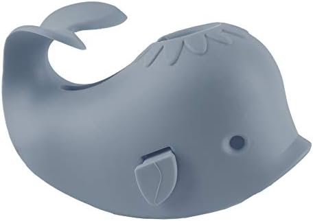 Bath Spout Cover for Bathtub - Protects Baby from Bumping Head During Bathing Time Baby Faucet Cover Universal Faucet Protective Cover Whale Design by GKGOGO