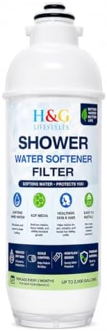 H&G Lifestyles Shower Water Softener Filter Replacement Cartridge by HGLifestyles