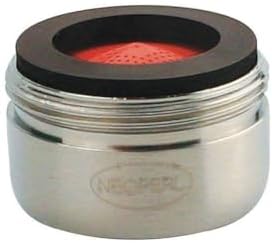 NEOPERL 5403305 Perlator 2.2 GPM 15/16 in. - 27 Regular Male Faucet Aerator, Brushed Nickel red/brushed nickel - Image 3