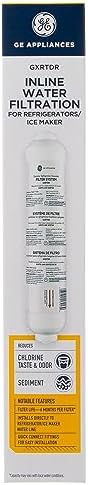 GE Icemaker & Refrigerator Water Filter System,Exterior Connection, Filtered Ice for Beverages, Reduce ChlorinTaste & Odor for Better Water,Replace Every 6 Months, 1 Filter System, GXRTDR (Pack of 4) - Image 2