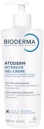Bioderma Atoderm Intensive Gel-Cream, Soothing Body Moisturizer for Dry to Atopic Sensitive Skin, 24-Hour Hydration, 16.9 Fl Oz by Unknown
