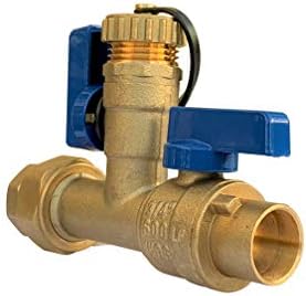 3/4 inch Sweat Tankless Water Heater Isolation Valve Kit with Pressure Relief Valve, FNPT x Sweat, 3/4'' Service Valve Kit for Rheem, Rinnai, Ecosmart Navien Noritz Takagi Bosch - Image 6