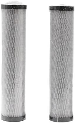 Westbrass F400R Replacement Filter Cartridges for F400 Under Sink In-line Filter Unit and Instant Hot or Pure Water Dispenser Faucets, White (2-Pack) by Westbrass