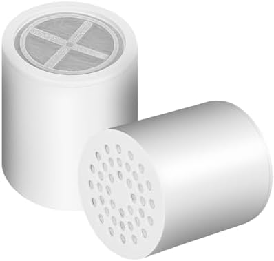 15 Stage Shower Filter Replacement Cartridge, Universal High Output Shower Filter for Hard Water Remove Chlorine and Harmful Substances, Body Caring, 2 Pack by HOME