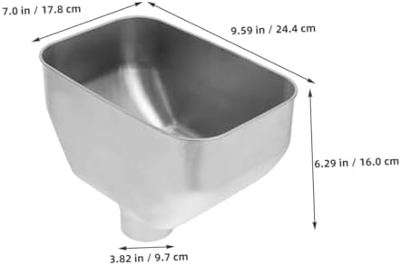 Water Diverter Downspout Adapter Stainless Steel Rainwater Funnel for Efficient Drainage Versatile Gutter Connector for Rooftops and - Image 2