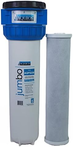Aquios® AQFS236 Jumbo Full House Water Softener and Filter System, Built-in Bypass & Shut-Off Valve by AQUIOS