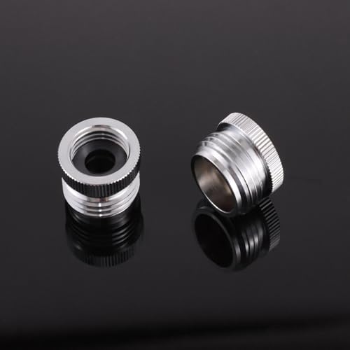 Ceaeso Garden Hose to Shower Valve/Arm Handshower/Shower Pipe Adapter,G1/2 Female to 3/4 GHT Male Garden Hose Adapter，Chrome Finished.… - Image 6
