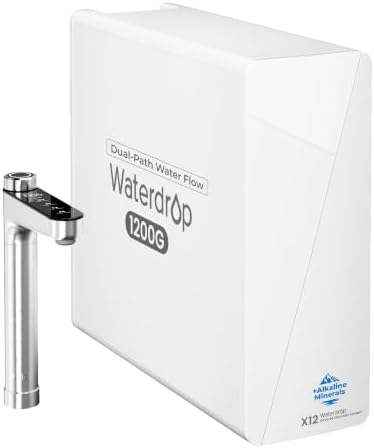 Waterdrop X12-PRO Dual Flow Reverse Osmosis Water Filter, Alkaline Mineral by Waterdrop