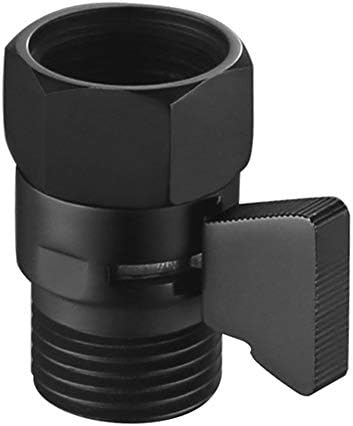 Angle Simple Shower Valve, Water Flow Control Shut Off Valve, Matte Black by AngleSimple