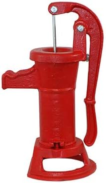 Merrill PUMP125 Hand Water Pump, No-Lead Cast Iron Pitcher Pump – 1-1/4" Pipe Connection, Shallow Well/Rain Barrel/Garden Use, Max Lift 25–30 ft by MerrillManufacturing