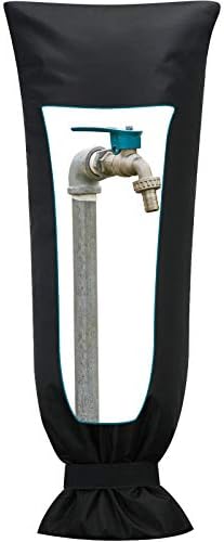 Frienda 1 Pcs Outdoor Faucet Cover for Winter Freeze Protection Large,Black by Frienda
