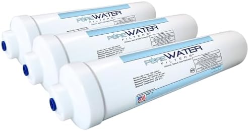 PureWater Filters PWF10 Refrigerator & Ice Maker Water Filter, Pack of 3 by PureWaterFilters