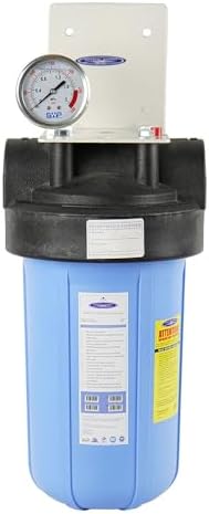 Compact Whole House Water Filter | Metal Removal (2-4 GPM | 1-2 People) - 1-1/2" by CrystalQuest