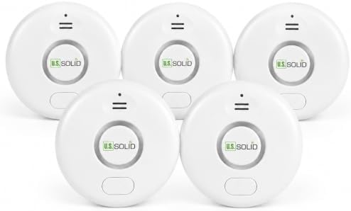 U.S. Solid Smart WiFi Water Leak Alarm(5-PACK) Bundle with 1 Inch PVC Motorized Ball Valve, Smart Life App Automation, Remote Water Shutoff - Image 4