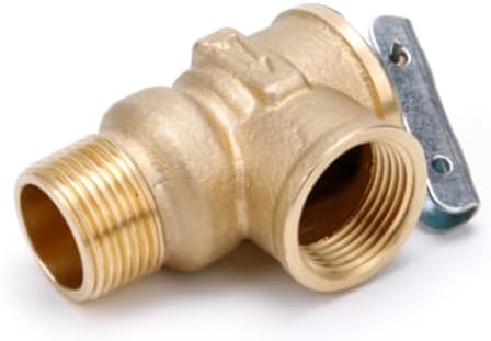 Temperature Pressure Relief Valve 3/4 NPT 150PSI Hot Water Storage Tank, Brass Material, High Temperature - Reliable Pressure Relief, Wide Application, Safe Water Heater Kit - Image 4