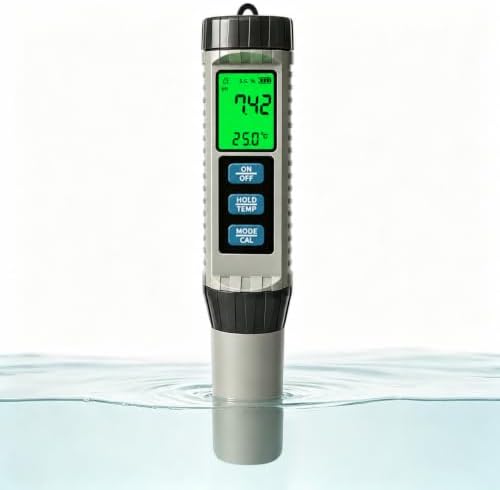 8-in-1 Water Quality Tester, Multiparameter Meter Pool & Aquarium by Unknown