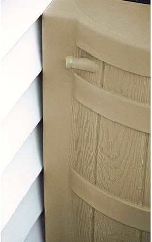 Good Ideas Rain Wizard Water Collection Barrel, 50 Gallon, Khaki, 3 Pack - Image 5