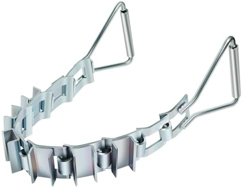 33" Steel Pipe Descaler for 3"-12" Pipes with 2" of Clearance Around, DS12 Zinc-Plated Steel Scale Remover Tool for Removing Scale/Rust by Unknown