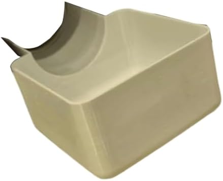 Washing Machine Filter Drain Tray, Washer Drain Tray, Water Guide Basin for LG Washing Machine Drain Filter Runoff Collects Excess Water ABS Material 19x8x8cm Black White 1Piece - Image 4