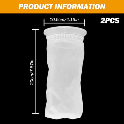 Rain Barrel Filter 2 Pack, Washable Mesh, Rain Water Filter, Water - Image 2