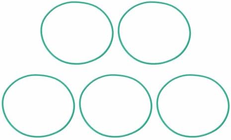 HARFINGTON 5 Pcs Fluorine Rubber O-Rings 105mm OD 100.2mm ID 2.4mm Width Round Sealing O Ring Seal Gasket for Industrial Engines Plumbing Faucet Hose Automotive by HARFINGTON