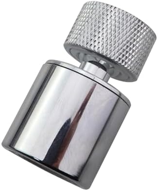 Swivel Kitchen Faucet Aerator Multi Directional Filter Spout Dual Function Water Flow 22/24mm Adapter Chrome Plated Brass Faucet Extension Tube Sink Hose Fittings by Unknown