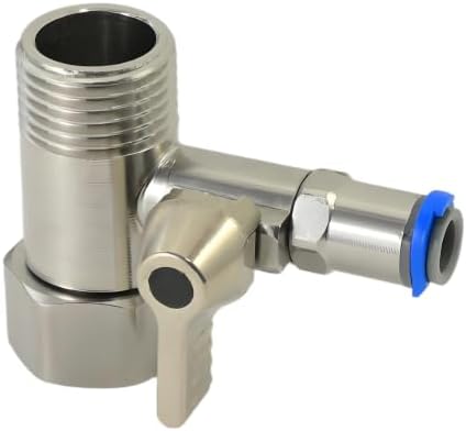 LYMLHVTG 1/2"x1/2"x1/4" Stainless Steel Tee Stop Valve by Unknown