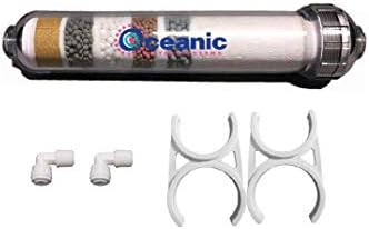 PREMIER 6 Stage- Inline Alkaline | KDF | Antioxidant Mineral pH Balancing Drinking Water Filter | 2"x 10" by Premier