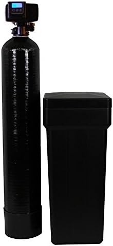 Fleck 5600 SXT Water Softener Ships Loaded With Resin In Tank For Easy Installation (24,000 Grains, Black) by DuraWater
