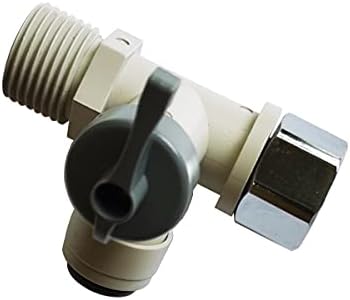 YZM RO water filters Feed Water Adapter 1/2" to 1/4" Ball Valve Faucet Tap Feed Reverse Osmosis (Filter Adapter 1/2" to 1/4") - Image 3