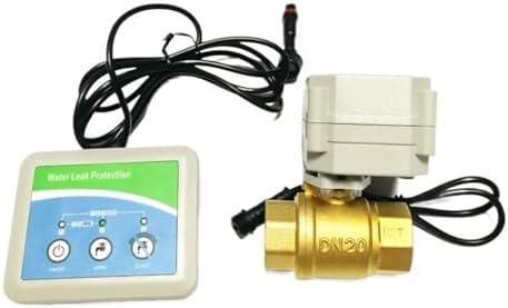 Intelligent water leak detector shut off electric valve automatically drived, used for DN20, 3/4" Pipe line(BSPP Thread) by Unknown