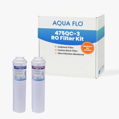 Aqua Flo 475QC-3 Ultrafiltration Filter Replacement Kit, 2-Filter Set by ESPWater
