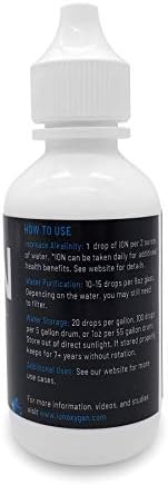 ION Alkaline Water Drops PH Booster & Water Treatment Drops | All Natural Ingredients (30ml) - Image 2