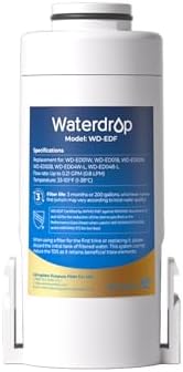Waterdrop EDF Water Filter Replacement for Electric ED01/ED02/ED04 Pitcher by Waterdrop