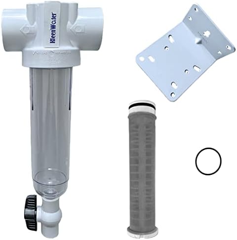 Kleenwater 1.5 Inch PVC Slip Fit Connection, 50 GPM, 100 Mesh Stainless Screen, Whole House Spin Down Sand and Sediment Filter Compatible with Rusco, Vu-Flow, WaterSource, Boshart and Campbell by KleenWater