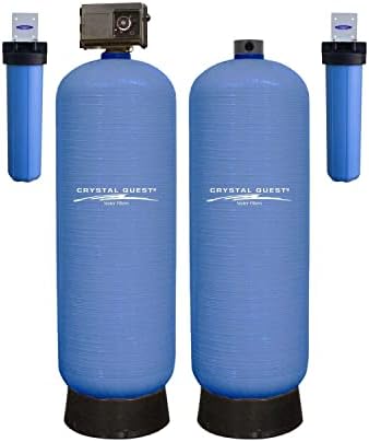 Smart High Flow Whole House Water Filter | 35 GPM (6+ Bathrooms) | Includes Anti-Scale System | Crystal Quest by CrystalQuest