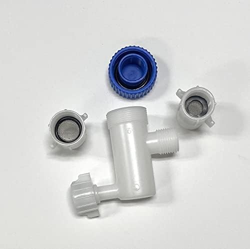 Barrel Filter with 1/2 inch & 7/8 inch Female Inlet with 1/2 inch & 7/8 inch Male Outlet - Heavy Duty Filtration and Screen for Hard Water - Image 4