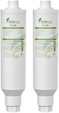 Filterlogic Garden Hose Water Filter for Plants, Improves Plant Health by Filterlogic