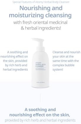 Herbal Body Cleanser Provides a Nourishing Cleansing Power with Fresh Herbal Ingredients (500ml 16.9 fl oz.) for Atomy - Image 4