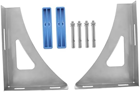 Stainless Steel Thickened Electric Water Heater Bracket 1 Pair by HOMSFOU