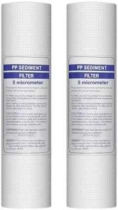 2 Pcs，Needle Punched Pp Cotton 10 Inch Filter Element is Suitable for Primary Filtration Equipment Household Water Purifier(5 Micrometer) by Unknown