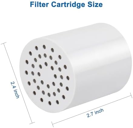 NearMoon 15 - Stage Replacement Cartridge Universal High Output Shower Filter with VC, Reduce Hard Water, Heavy Metal Impurity, Improve Skin & Hair, Fit Any Similar Filter (2 pack) - Image 3