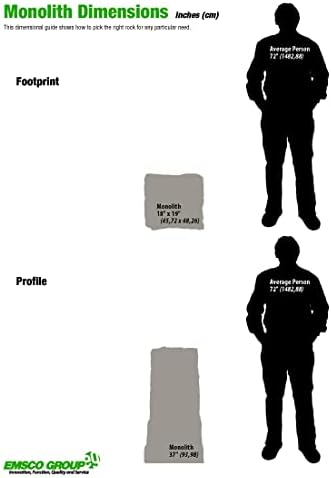 EMSCO Landscape Rock Cover, Natural rock, Monolith, Lightweight Fake Rock for Concealing Well Heads, Standpipes & Utility Fixtures - Image 5
